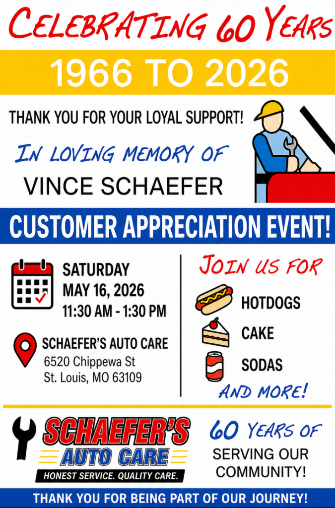 Schaefer’s Auto Care Customer Appreciation Event!